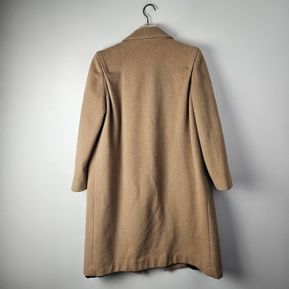 International Scene Cashmere Wool Blend Long Coat Vintage Made in Hungary 11/12 - Picture 15 of 15